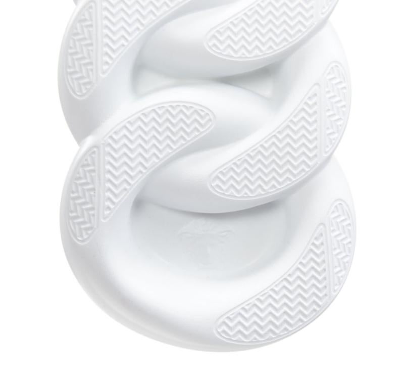 VERSACE Chain Reaction Blowzy rose daim baskets chunky EU43 US10 en vente 6