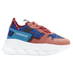 VERSACE Chain Reaction Salehe Bembury Red Medallion blue sneaker EU40.5