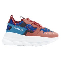 VERSACE Chain Reaction Salehe Bembury Red Medallion blue sneaker EU40.5