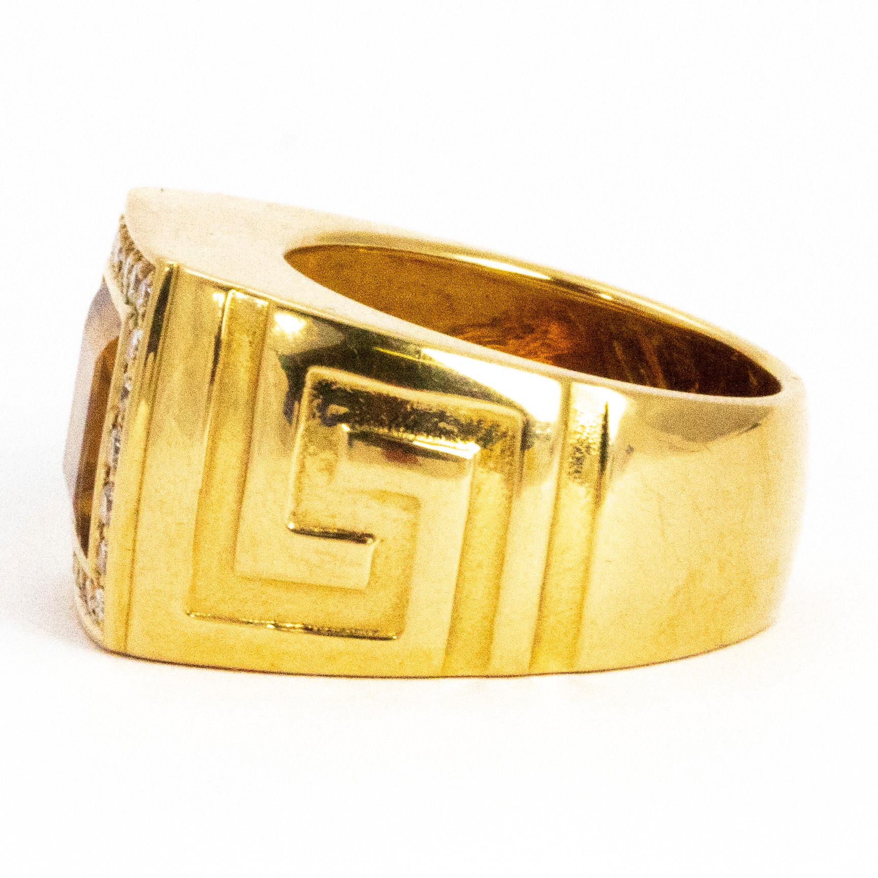 Gianni Versace Gold Ring - 3 For Sale on 1stDibs | versace gold 