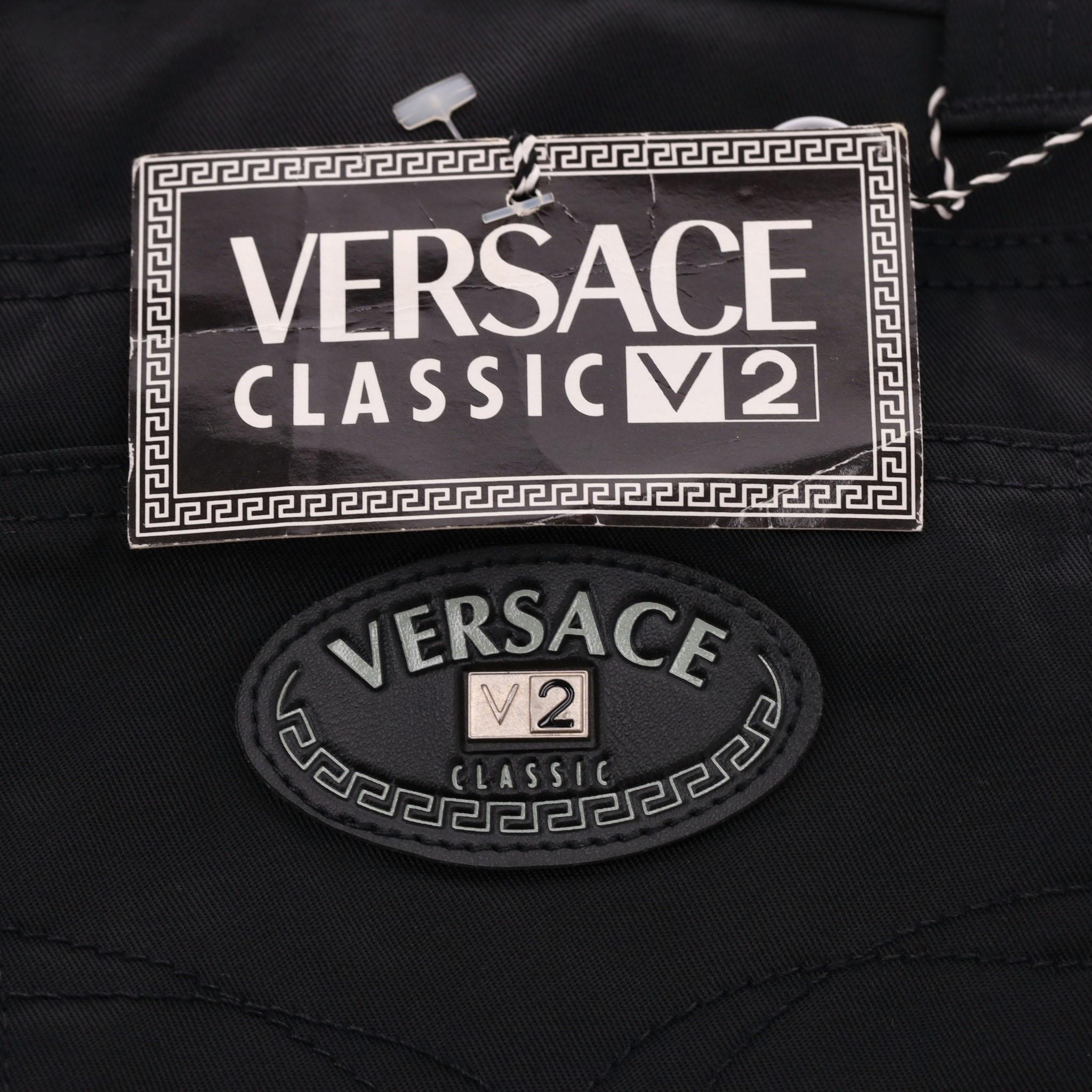 Versace Classic V2 Cotton Trousers For Sale 1