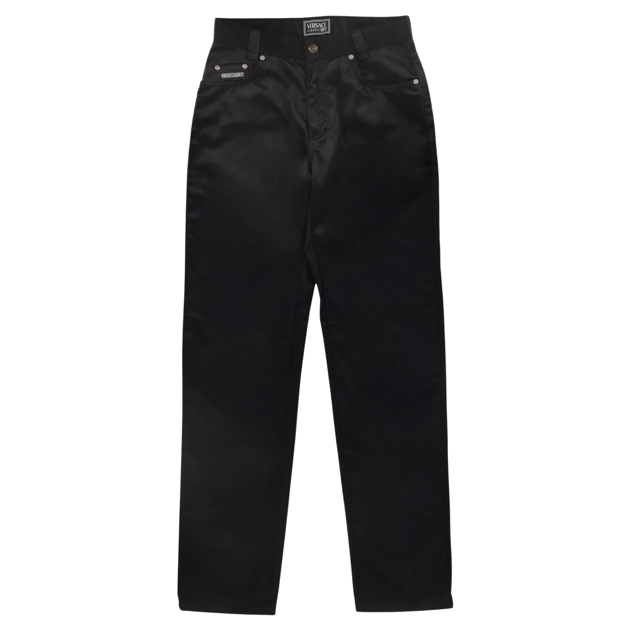 Versace Classic V2 Cotton Trousers For Sale