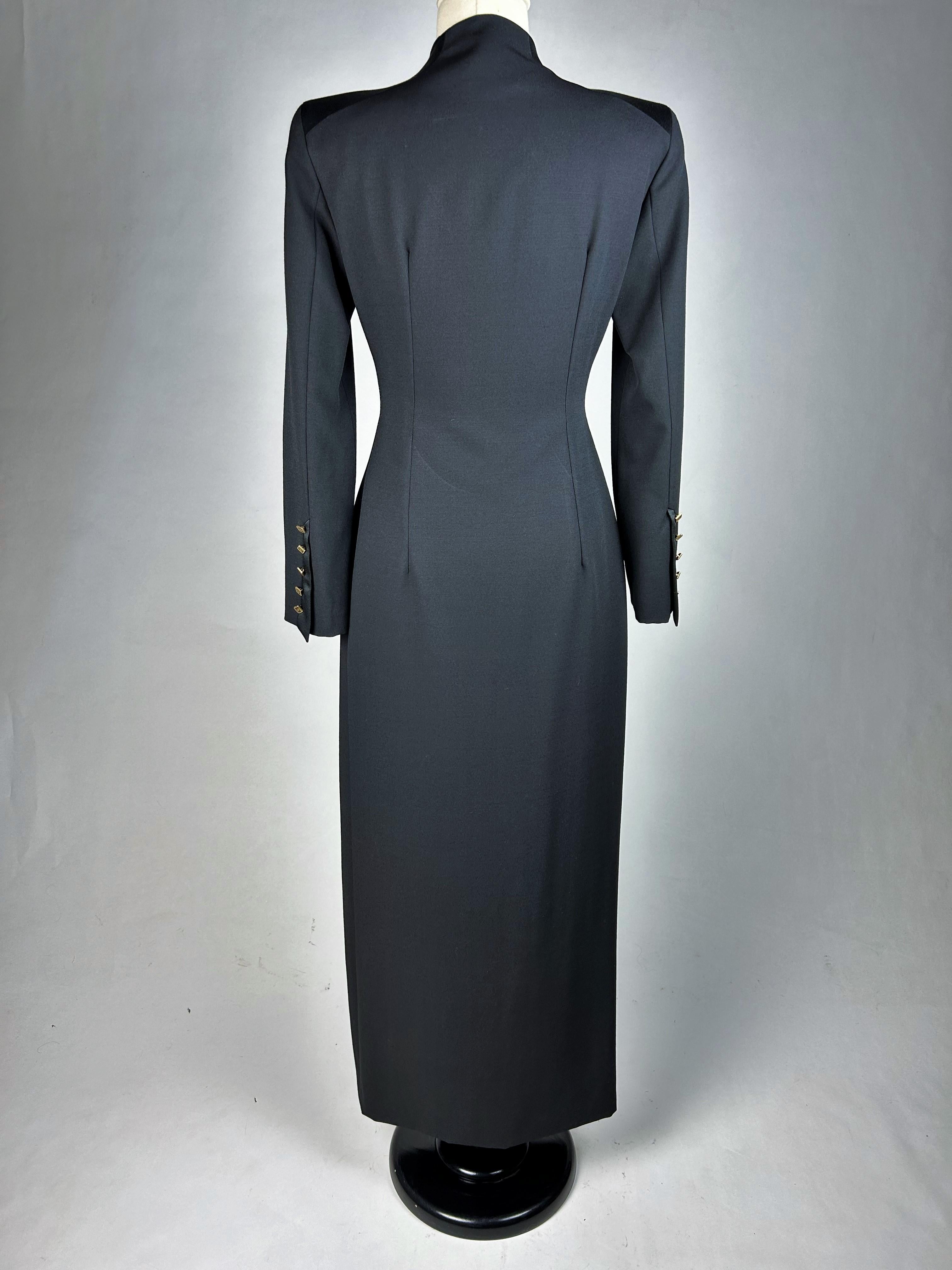 Versace Classic V2 Evening Tuxedo Coat - Italy Circa 2000 For Sale 6