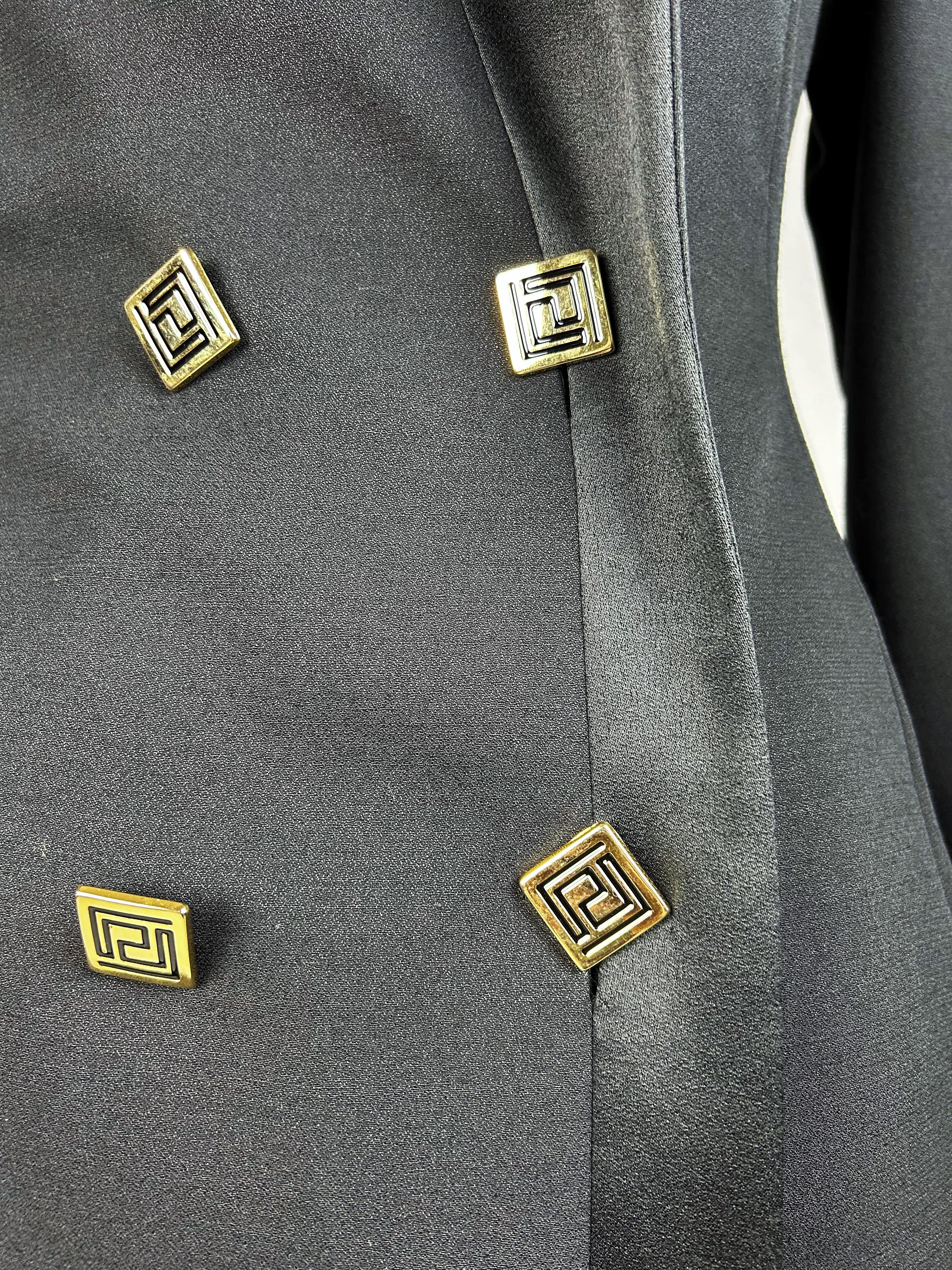 Versace Classic V2 Evening Tuxedo Coat - Italy Circa 2000 For Sale 2