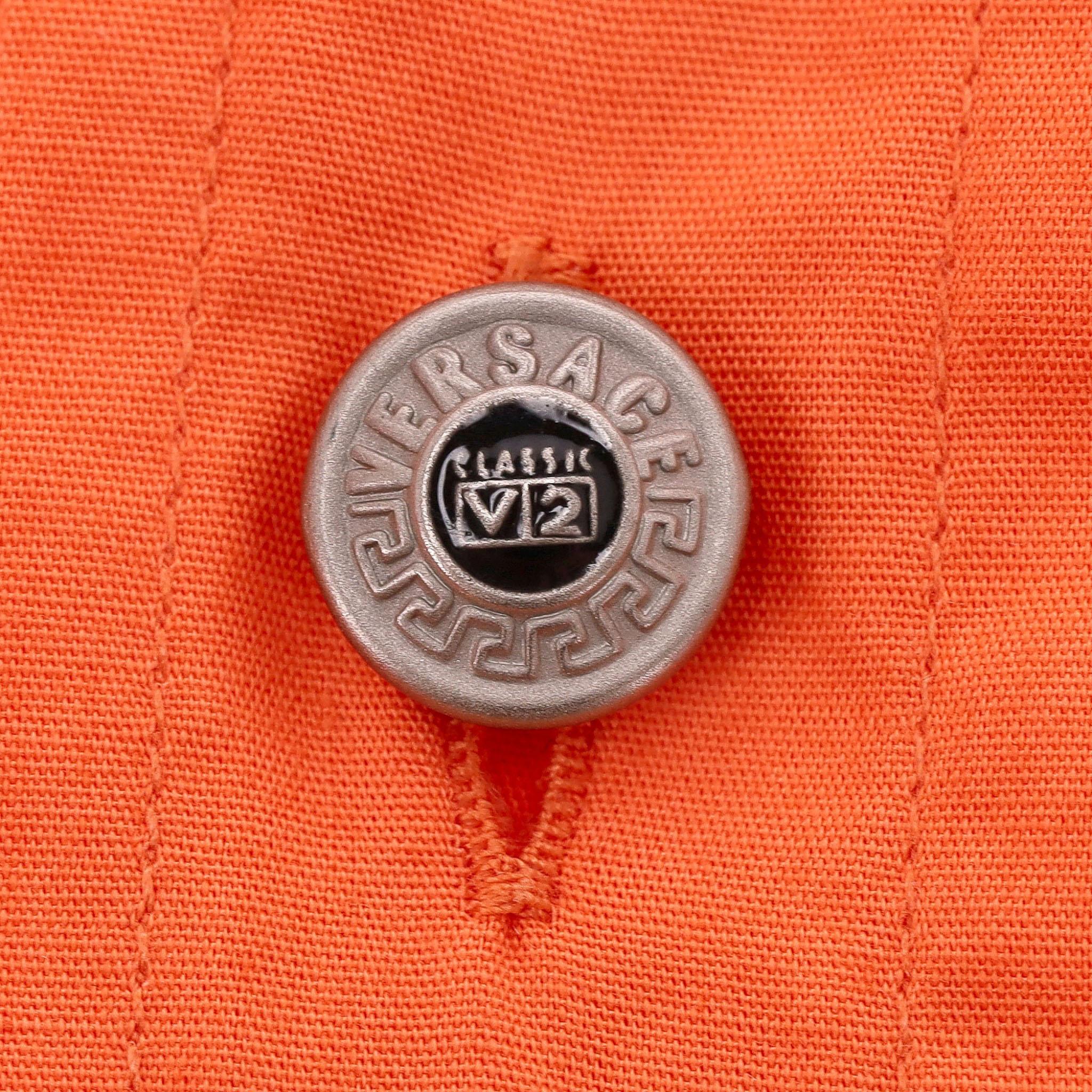 Versace Classic V2 Logo Cotton Shirt For Sale 1