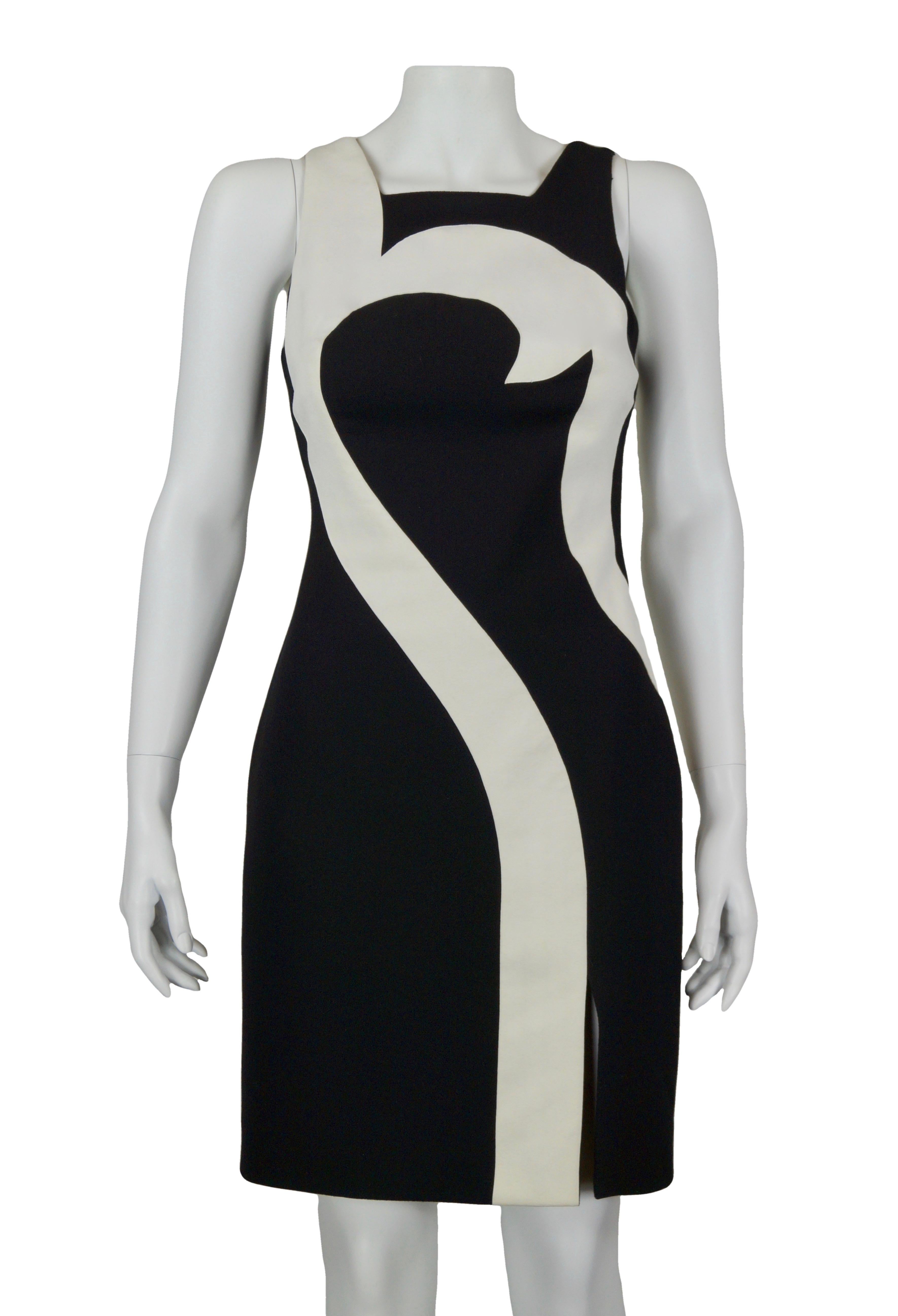VERSACE coat and dress black and white F/W 2011 For Sale 4