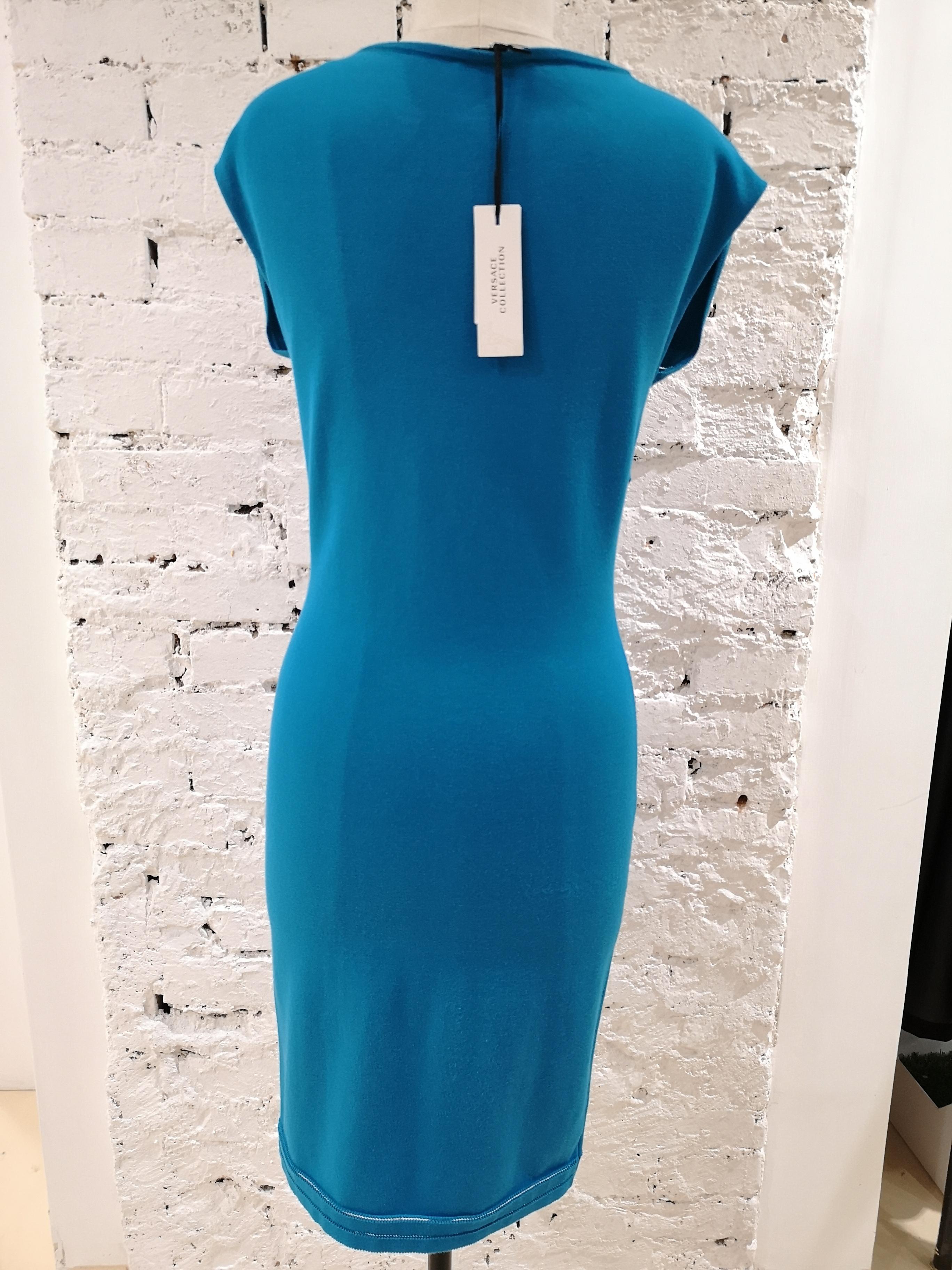 Women's Versace Collecction Blue Dress NWOT