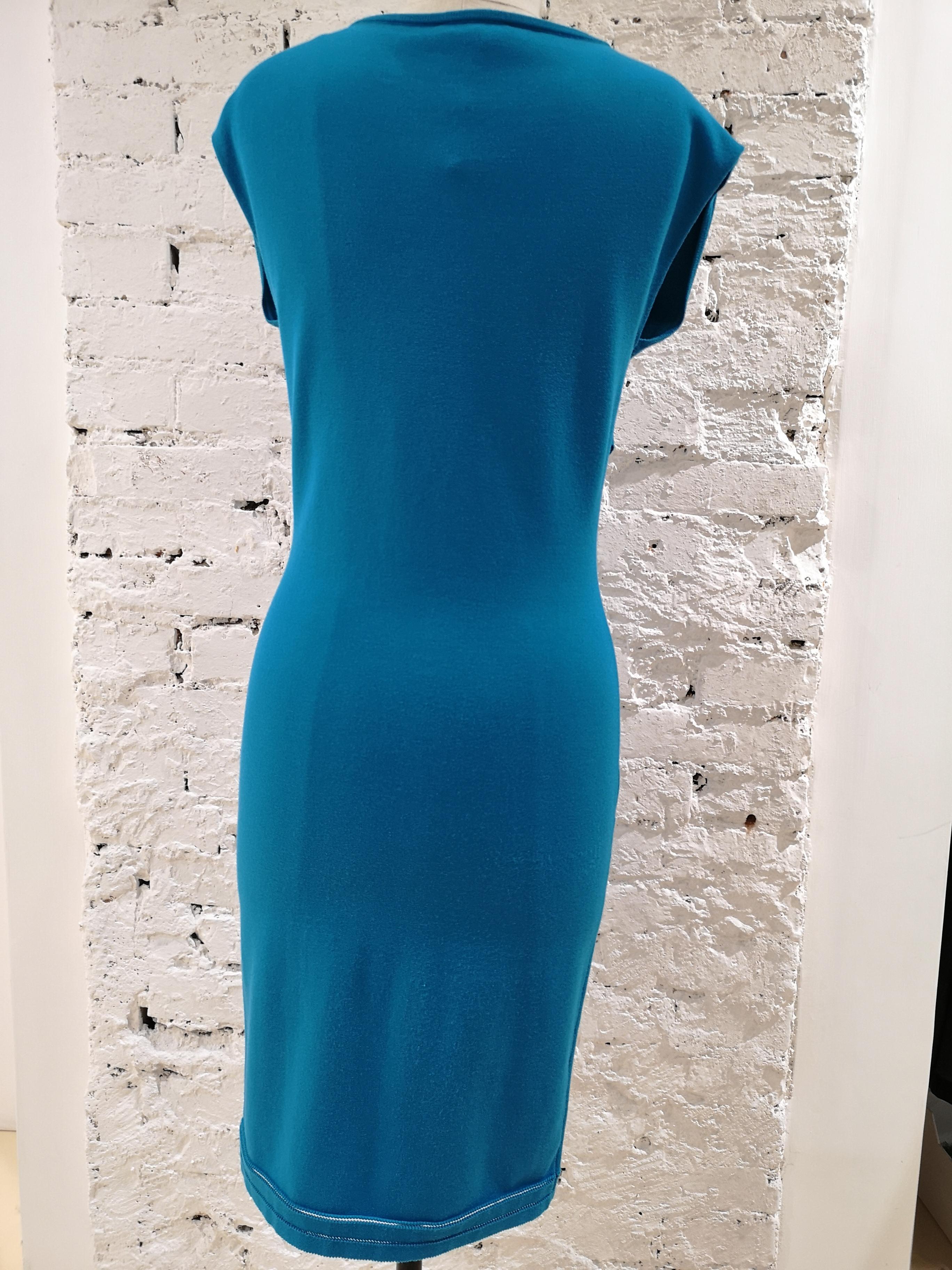 Versace Collecction Blue Dress NWOT 2