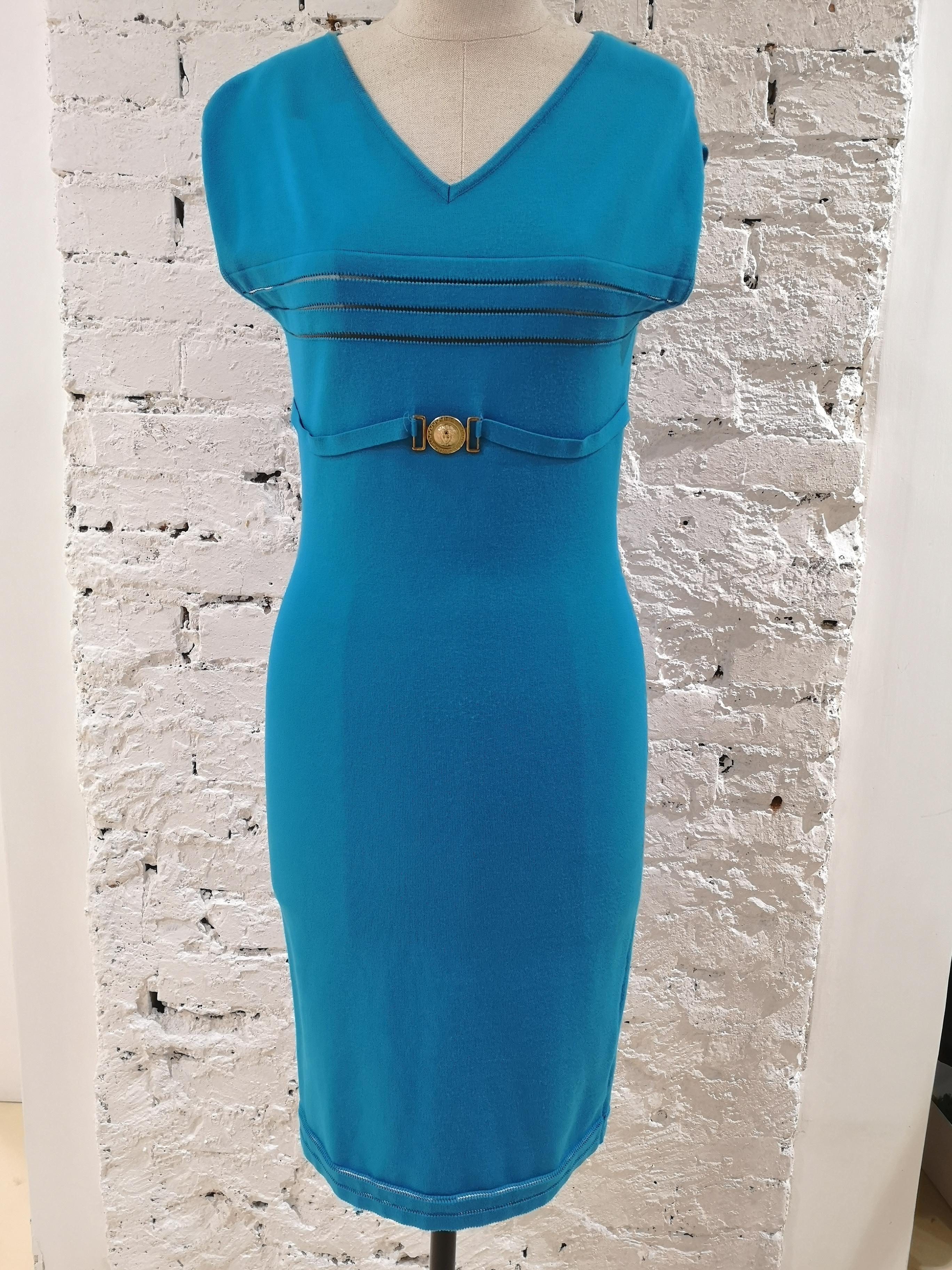 Versace Collecction Blue Dress NWOT 5