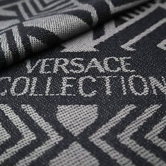 Versace Collection Black & Grey Mens Scarf ISC40R1WIT02856I4019