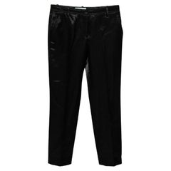Collection Versaceal Pantalon en laine texturée noir S