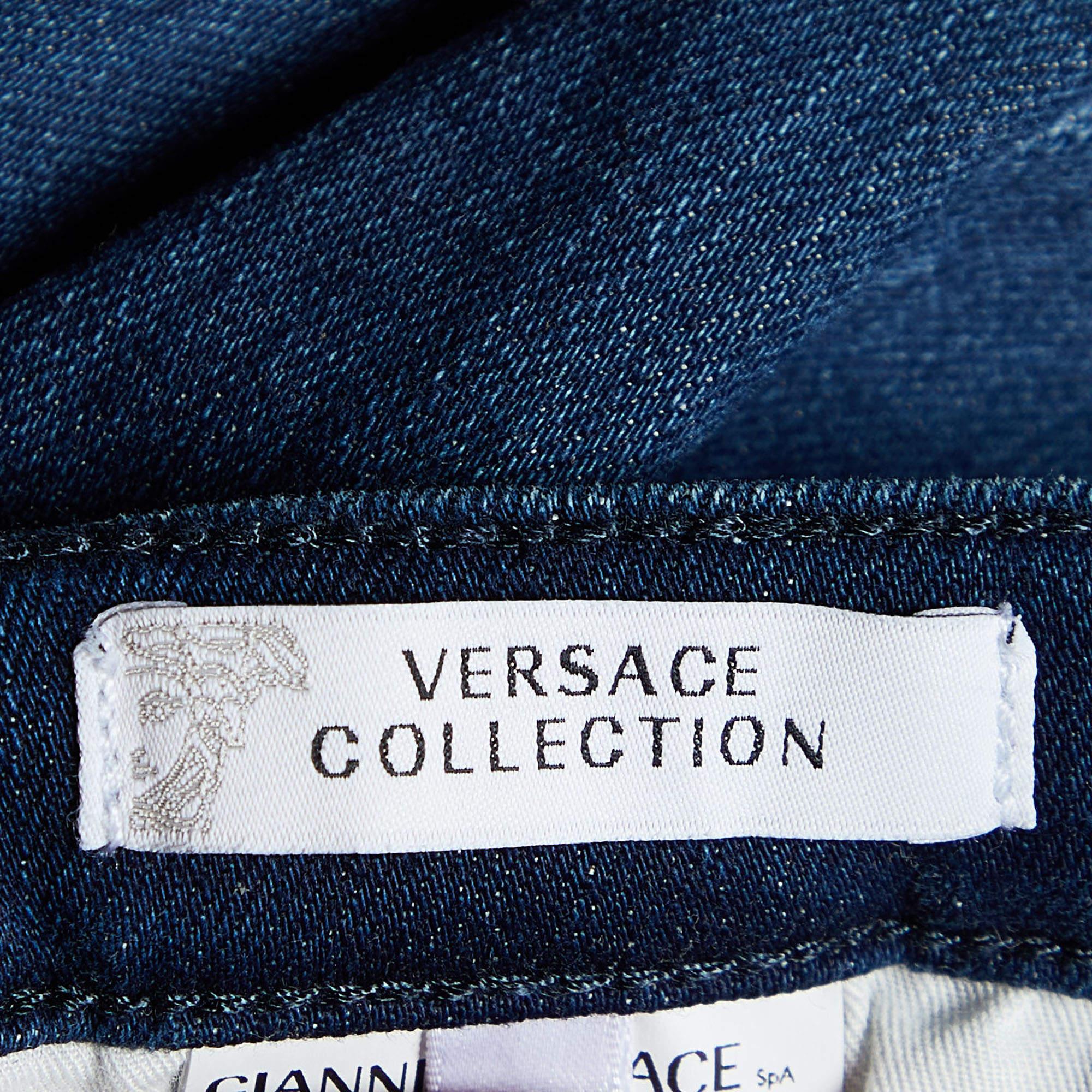 Versace Collection Vaqueros azules ajustados XL/Cintura 32,5 en Bueno estado para la venta en Dubai, Al Qouz 2