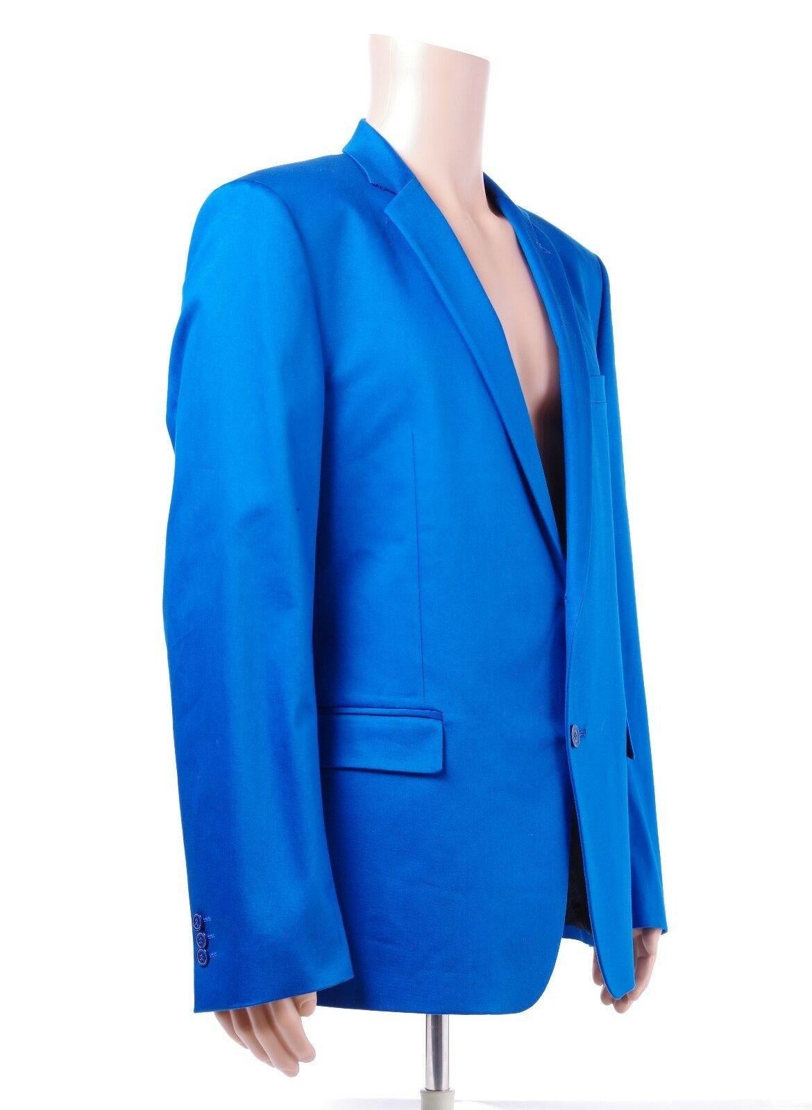 versace blue suit