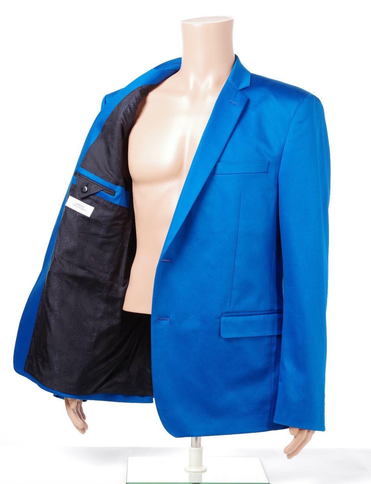 Blue VERSACE COLLECTION BLUE SUIT (as seen on JUSTIN) 56 - 46 For Sale