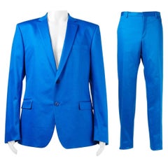 VERSACE COLLECTION BLUE SUIT (wie gesehen bei JUSTIN) 56 - 46