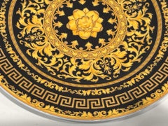 Versace Collection 'Floralia Gold' Wall Porcelain Plate by Rosenthal 7 inches