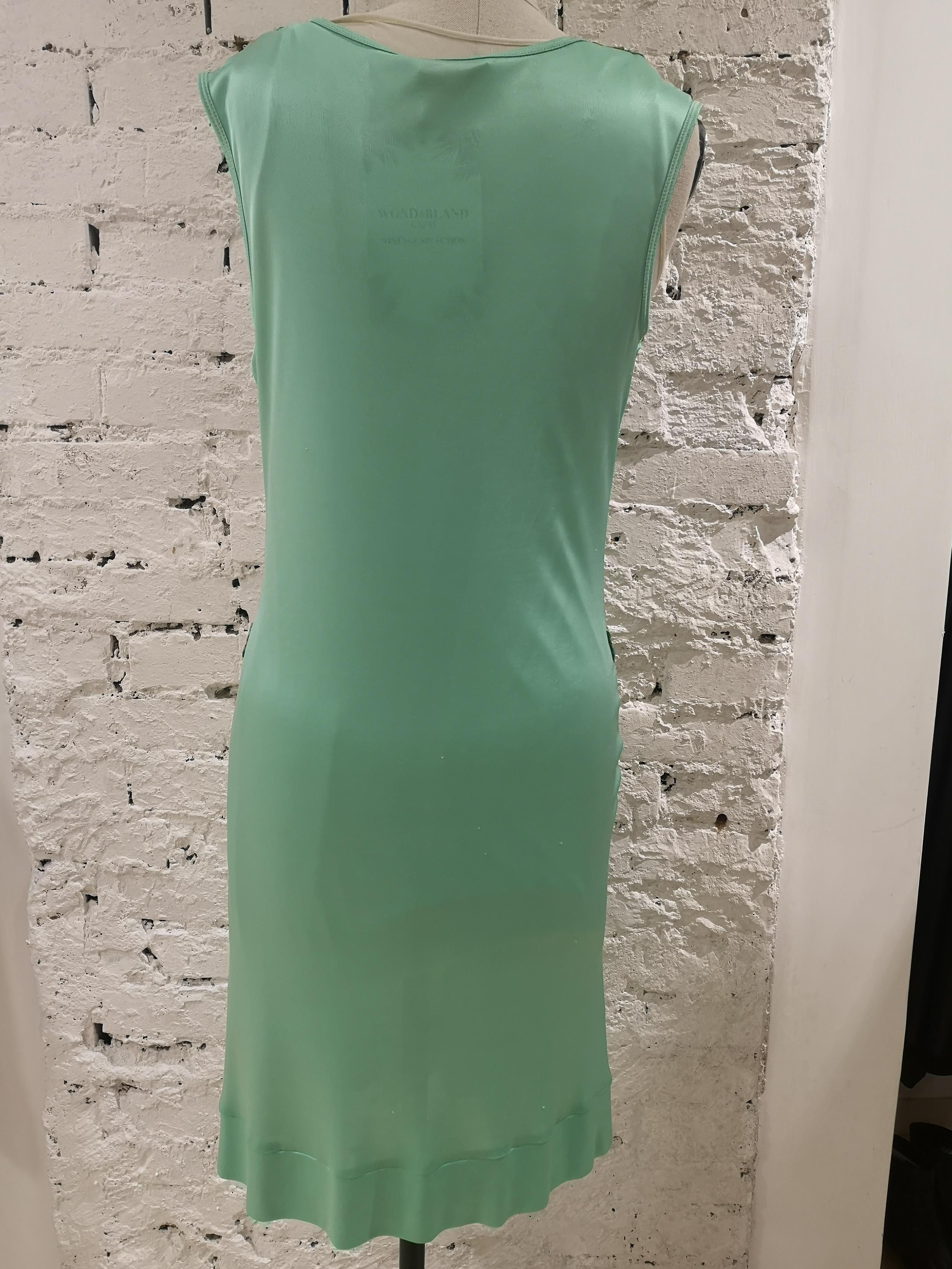 Vestido verde Versace Collection en venta 8