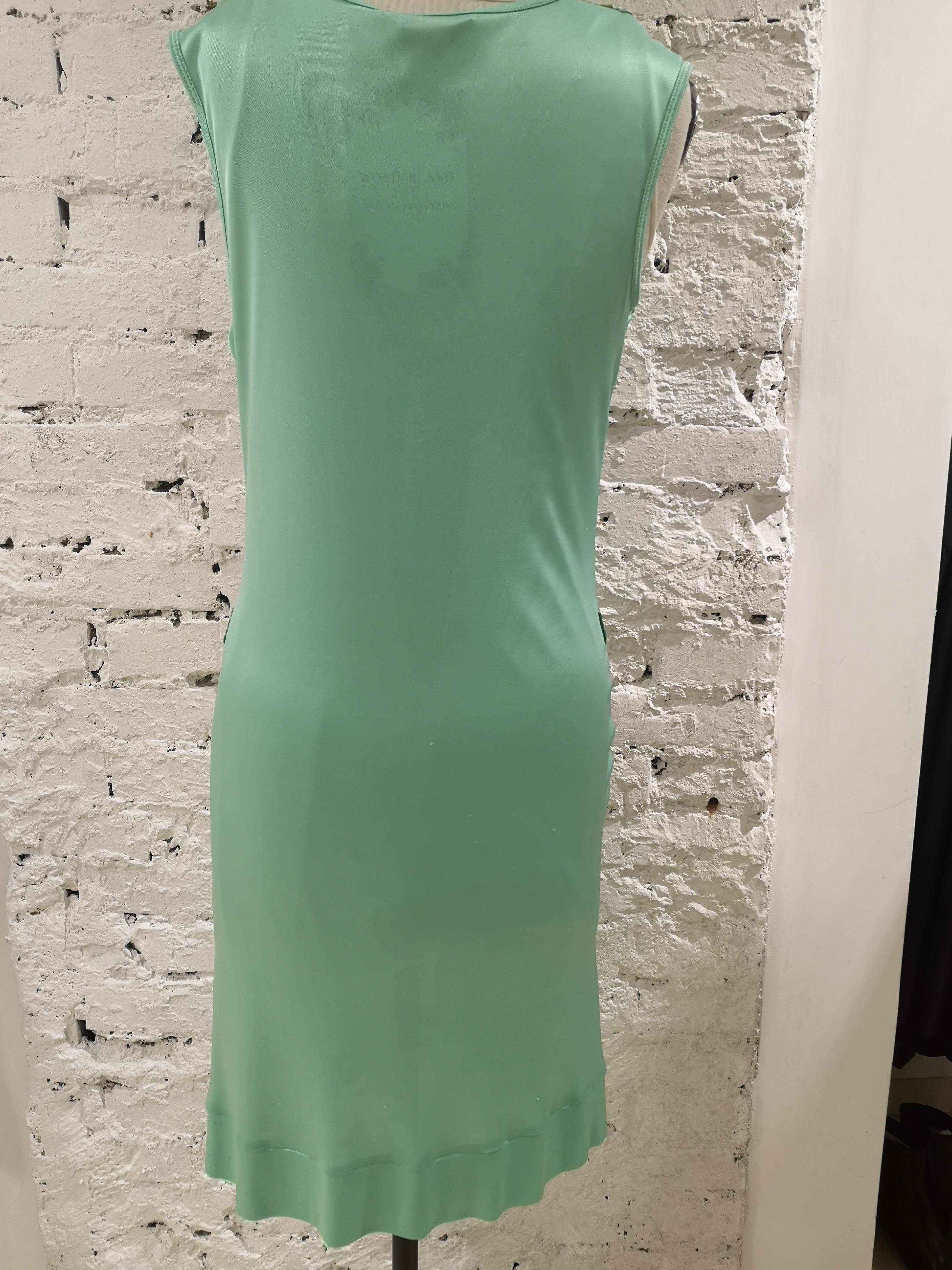Versace Collection green dress For Sale 8