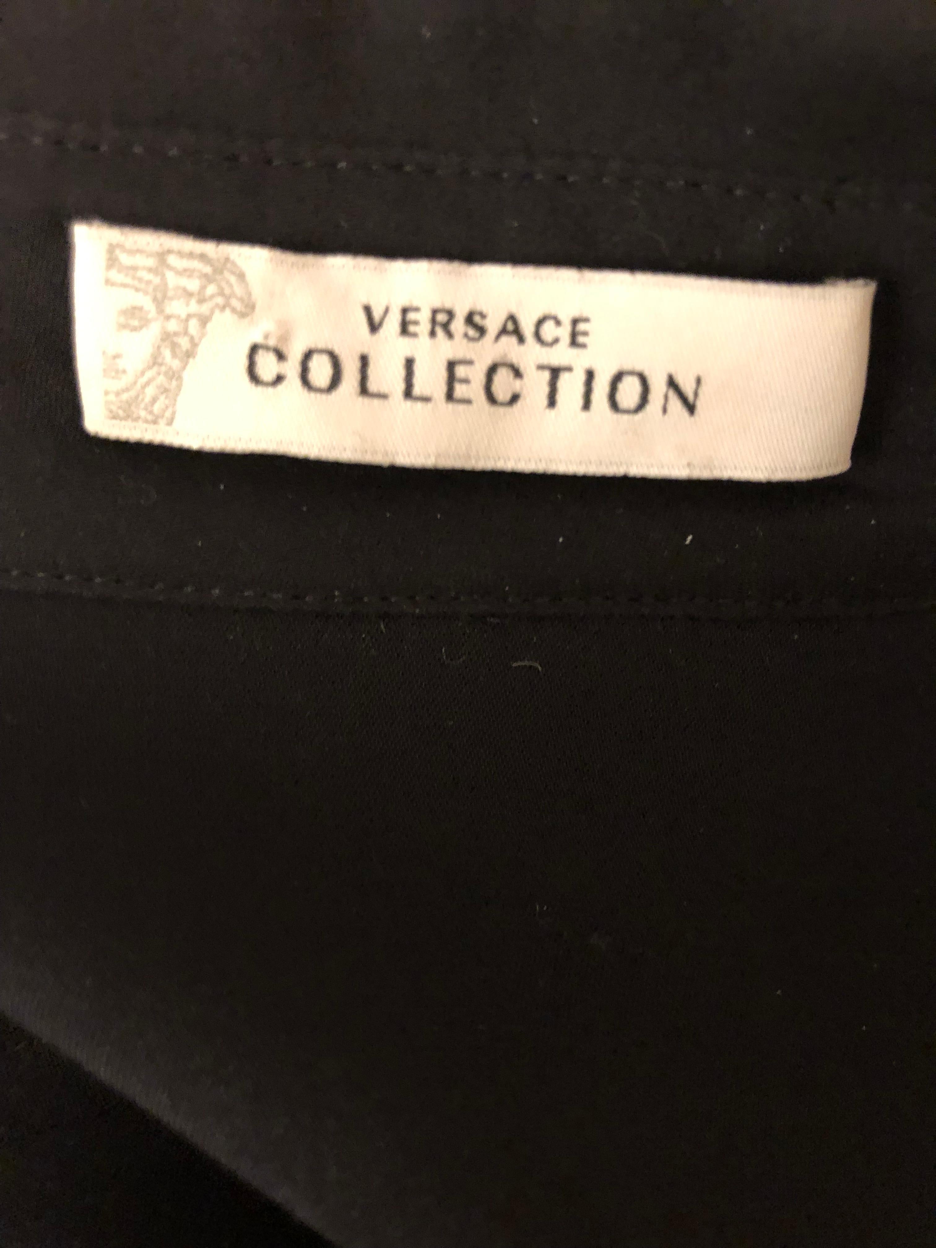 Women's Versace Collection Silk Black 