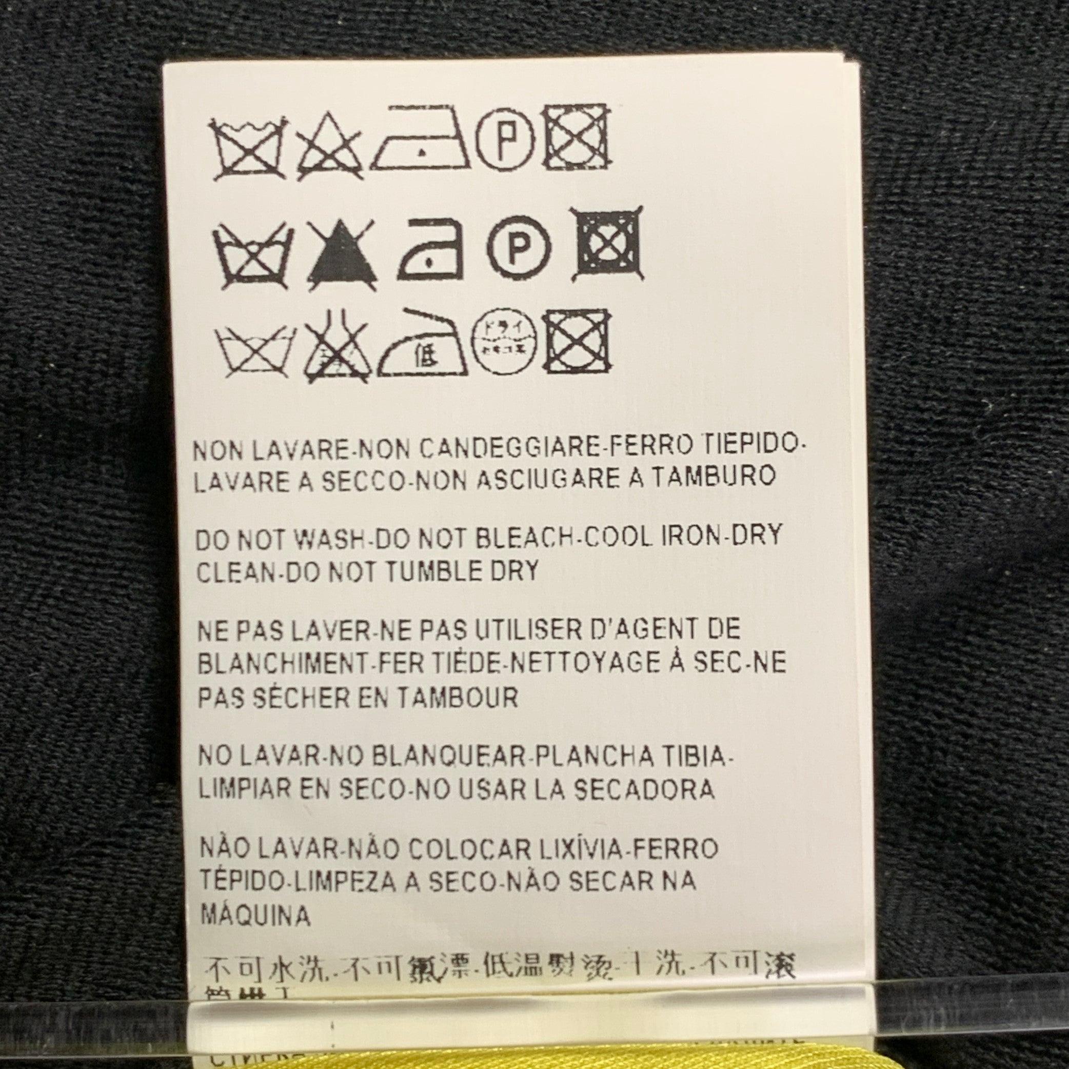 Versace Collection S taglia M Giallo Nero Catena Bomber in Poliestere in vendita 5