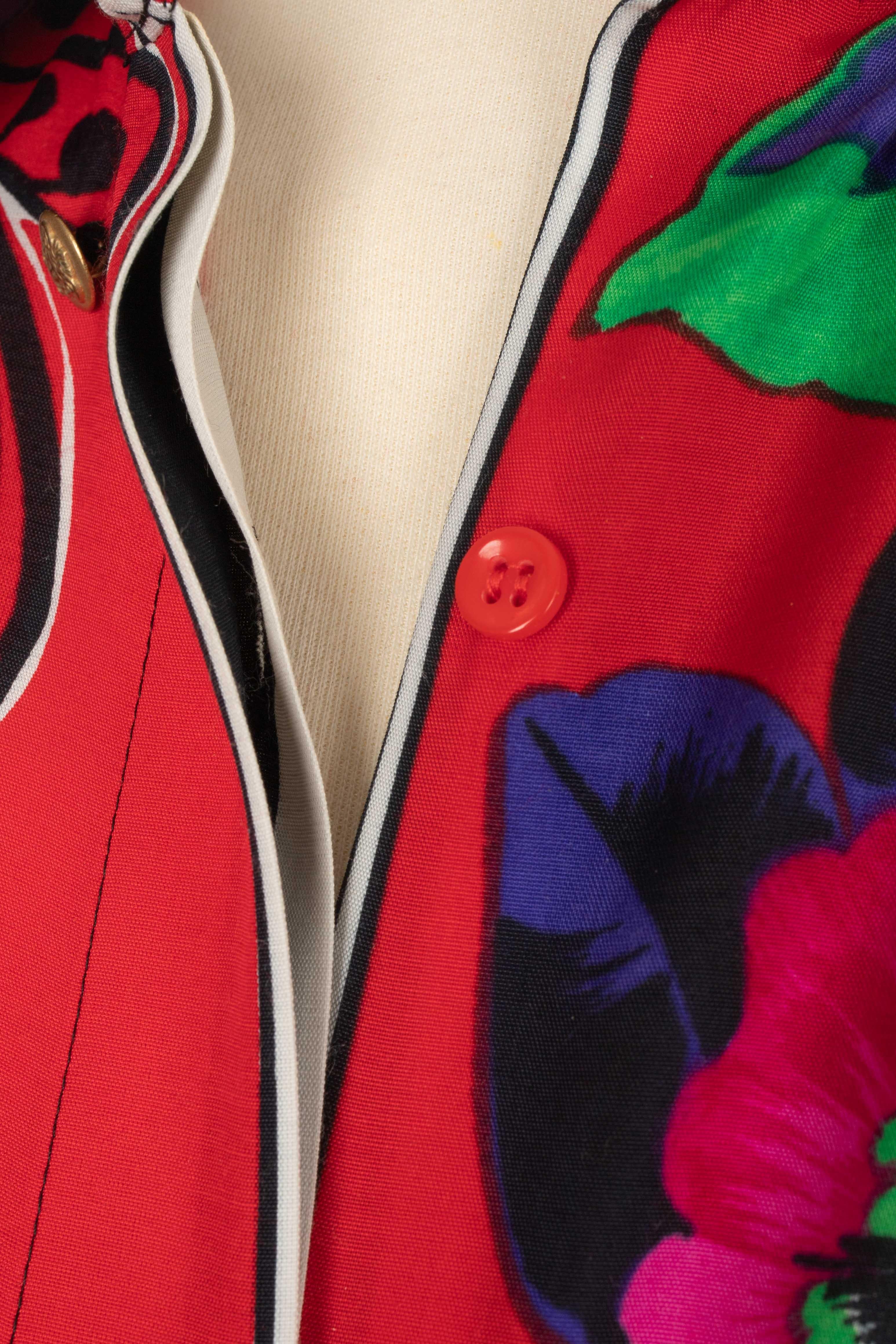 Versace colorful shirt For Sale 4