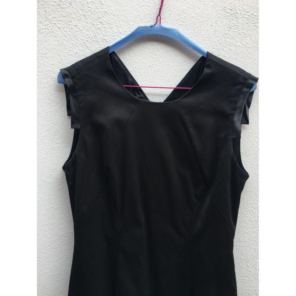 Women's Versace Cotton Mid-Length Dress in Black