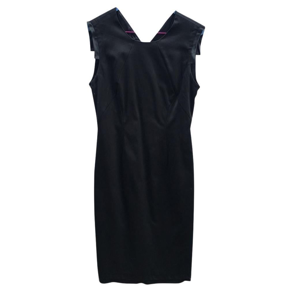 Versace Cotton Mid-Length Dress in Black