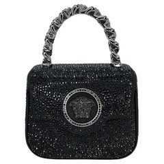 Used Versace Crystal La Medusa Mini Bag