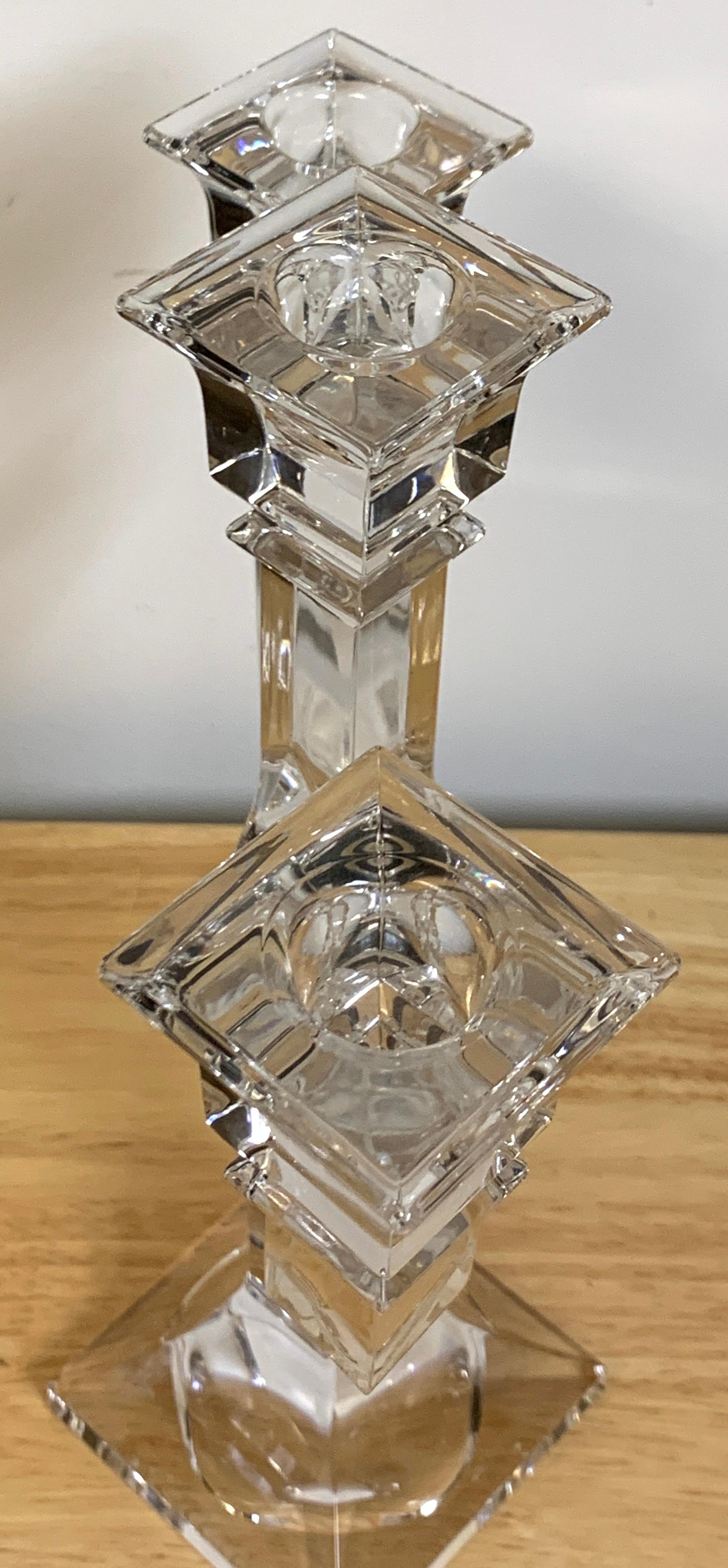 German Versace Crystal Three-Light Candelabra, for Rosenthal
