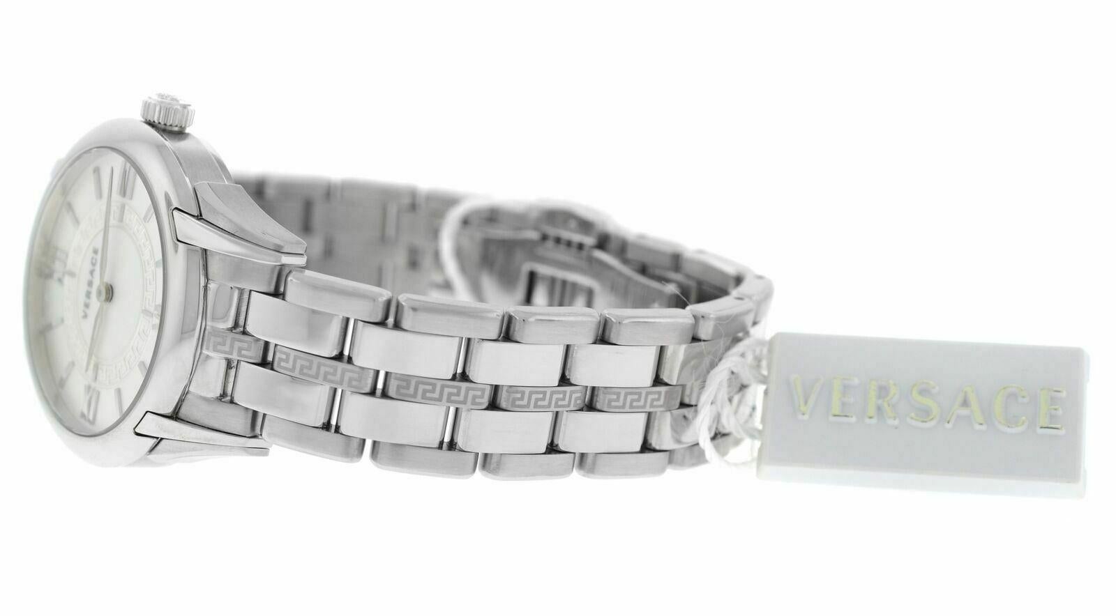 Versace Dafne VFF03 0013 Stainless Steel Quartz Watch For Sale 3