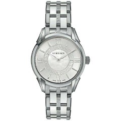 Used Versace Dafne VFF03 0013 Stainless Steel Quartz Watch