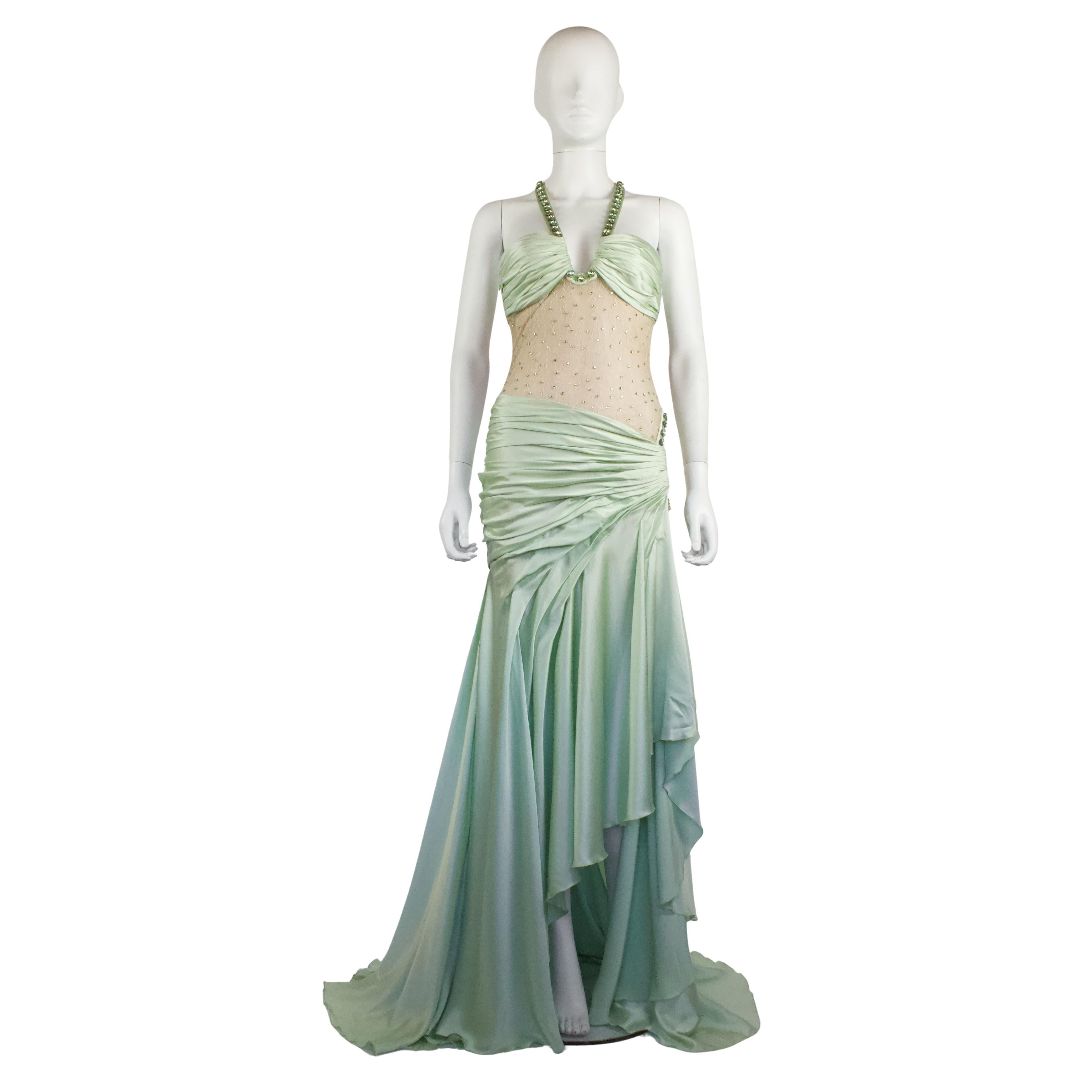 Vestido de alta costura Versace, S/S 2004