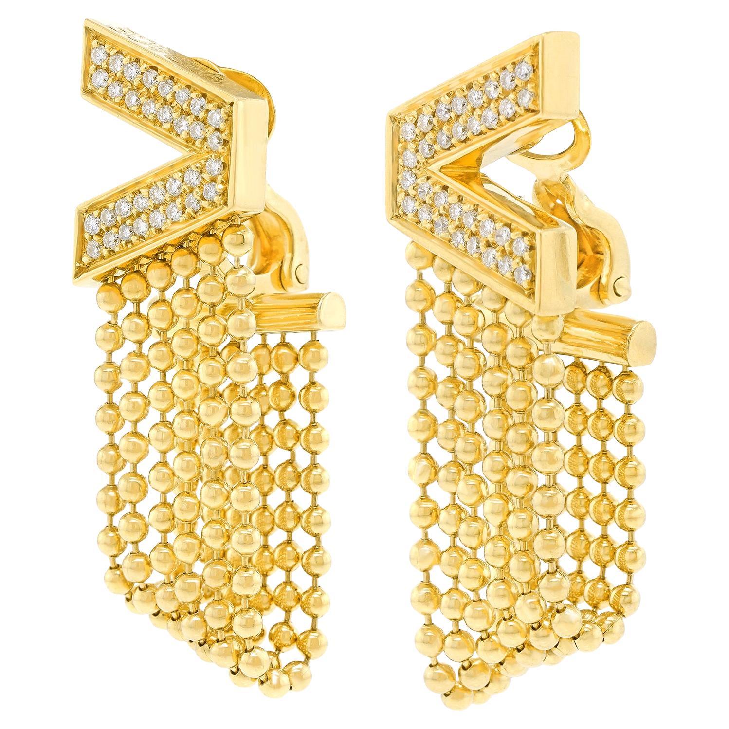 Versace Diamond Earrings