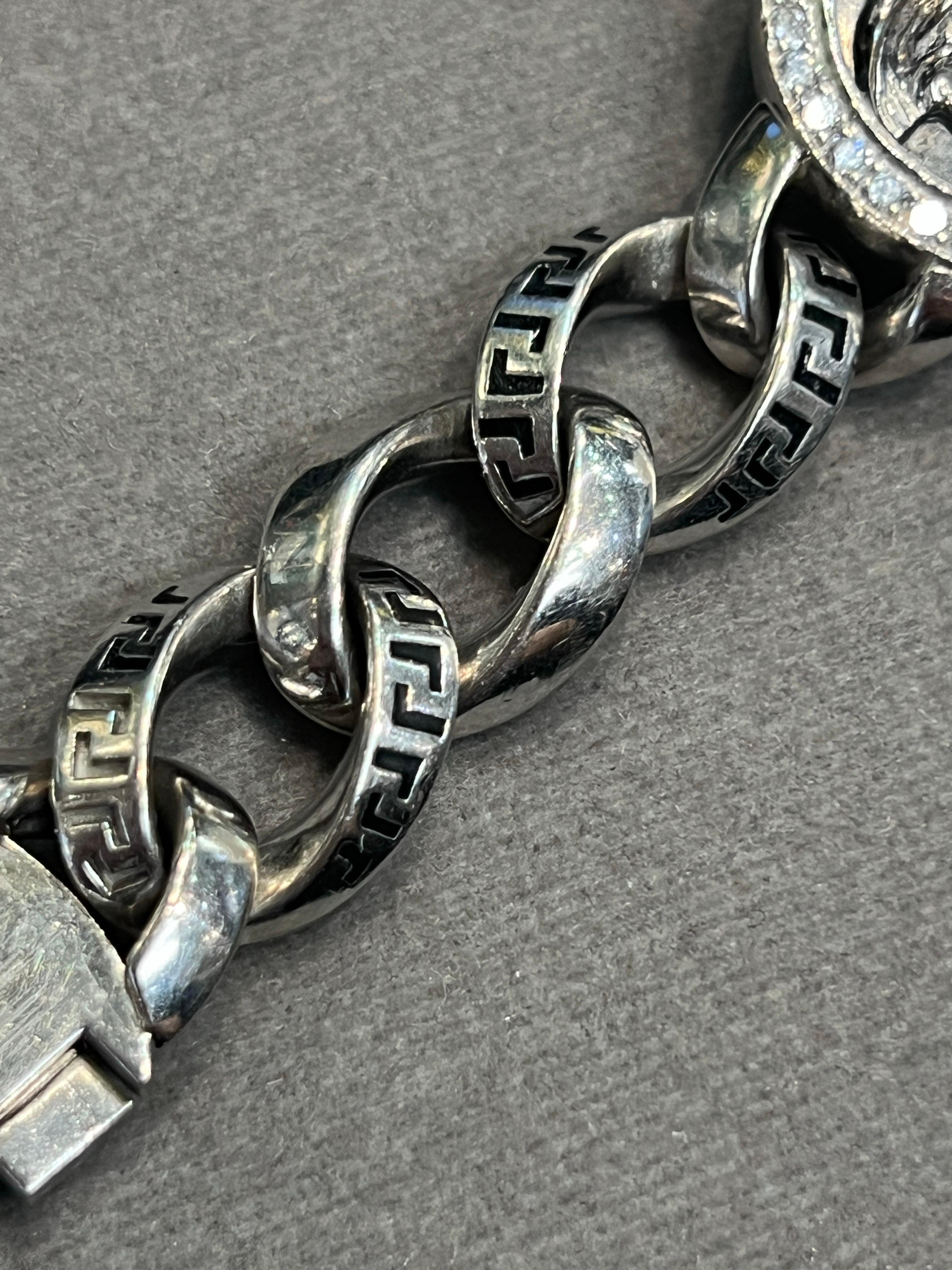 Versace Diamond Link Bracelet 6