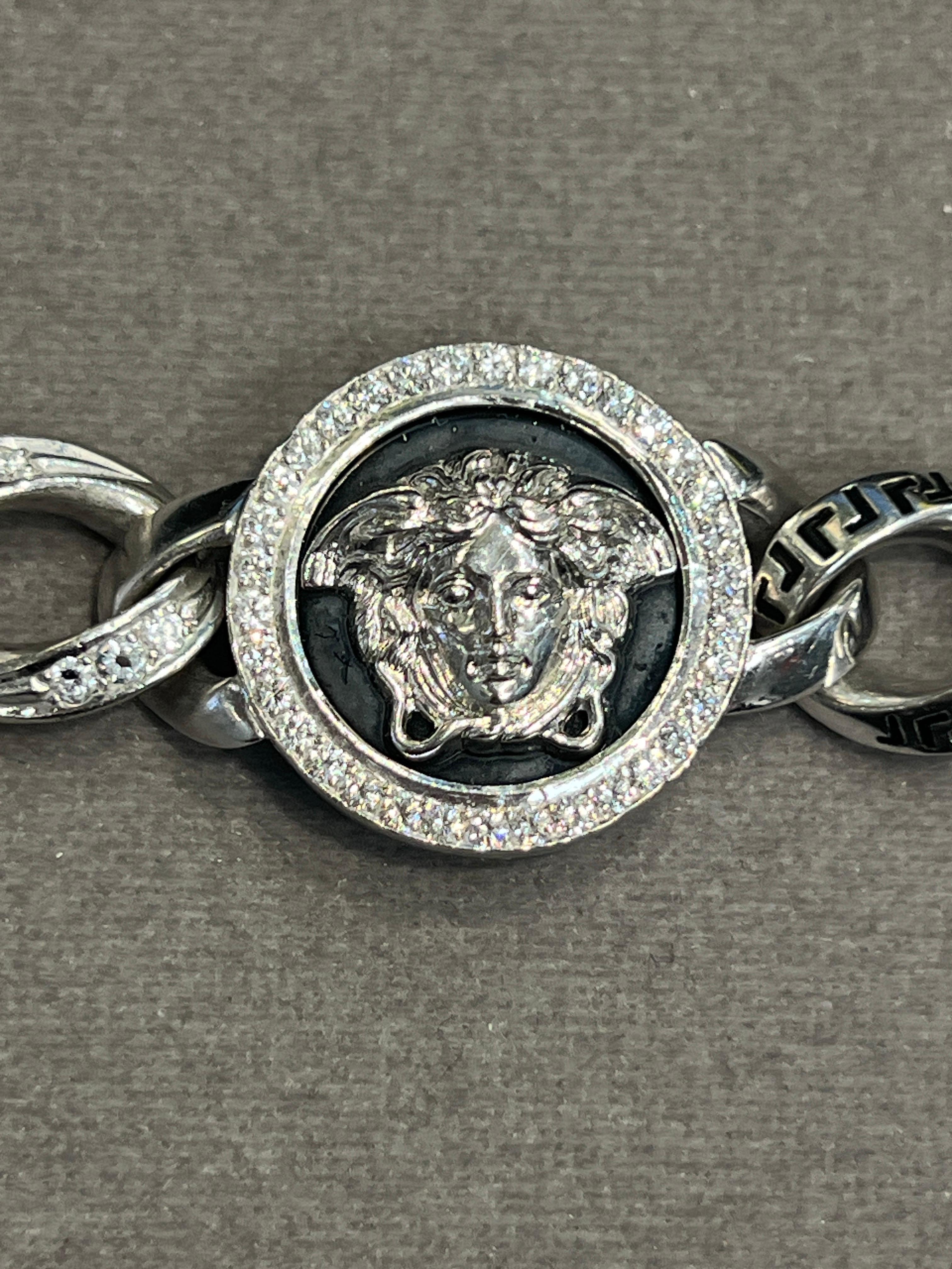 Versace Diamond Link Bracelet 9