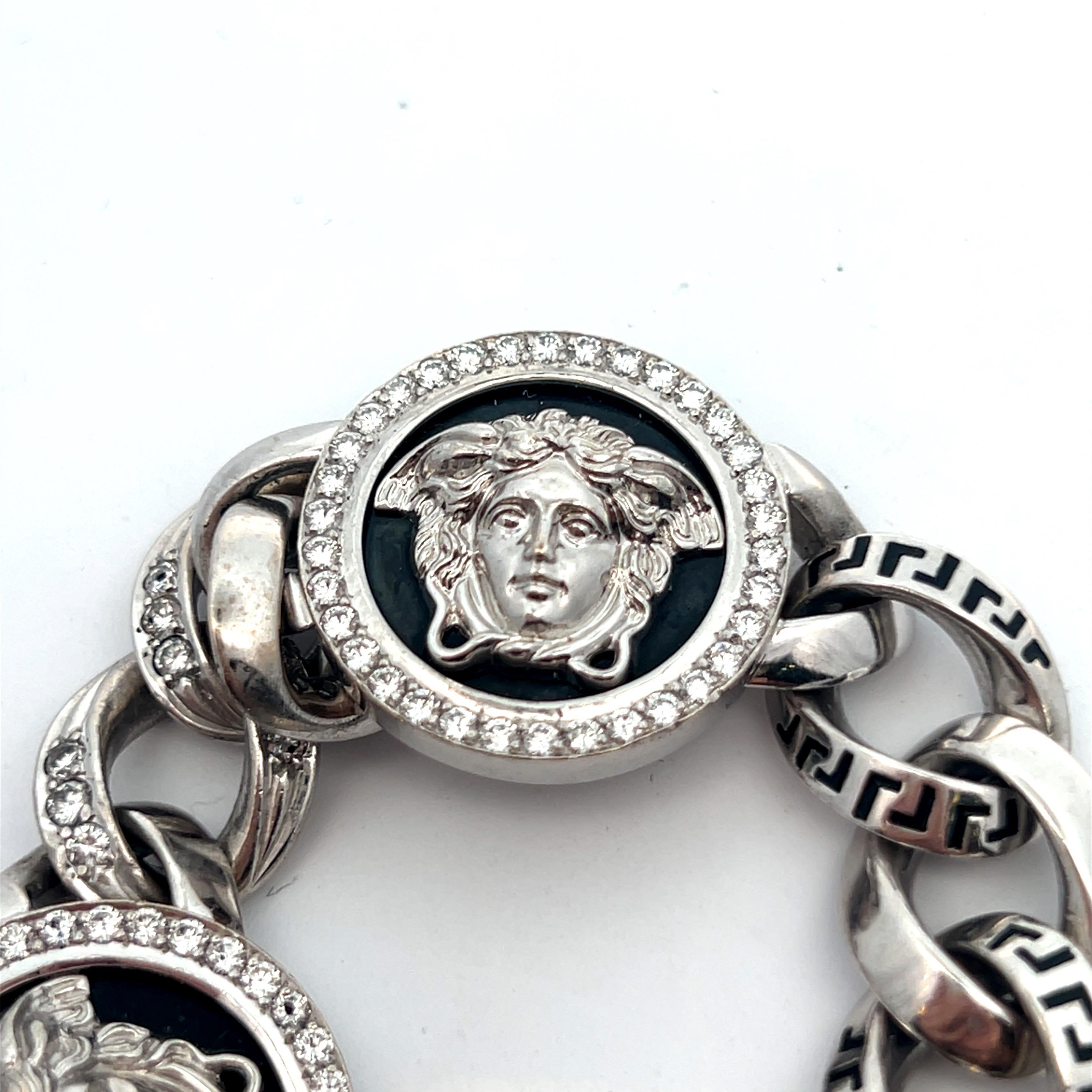 Versace Diamond Link Bracelet 4