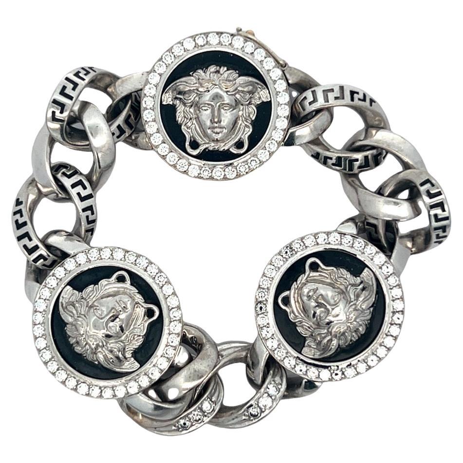 Versace Diamond Link Bracelet