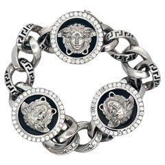 Bracelet à maillons en diamants Versace