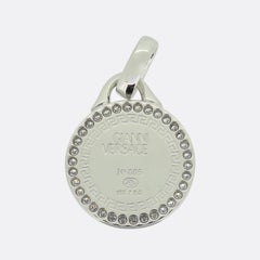 Versace Diamond Medusa Medallion Pendant