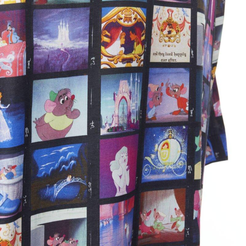VERSACE DISNEY Limited Edition Cinderella print short bowling shirt EU42 XL For Sale 5