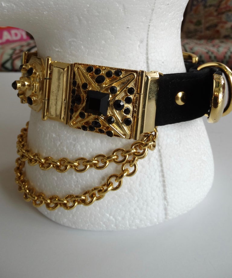 Versace Double Chain Belt Choker at 1stdibs