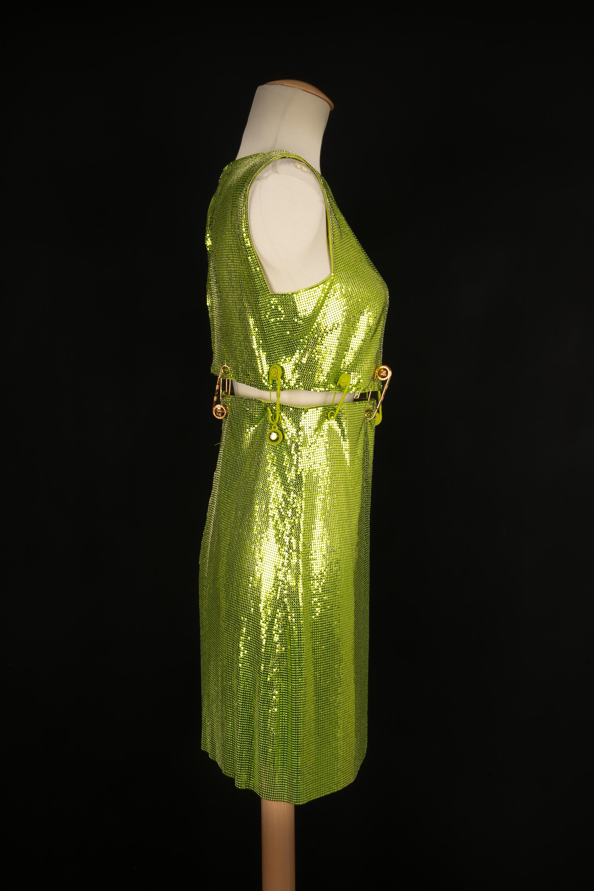 Versace dress 2022 In Excellent Condition For Sale In SAINT-OUEN-SUR-SEINE, FR