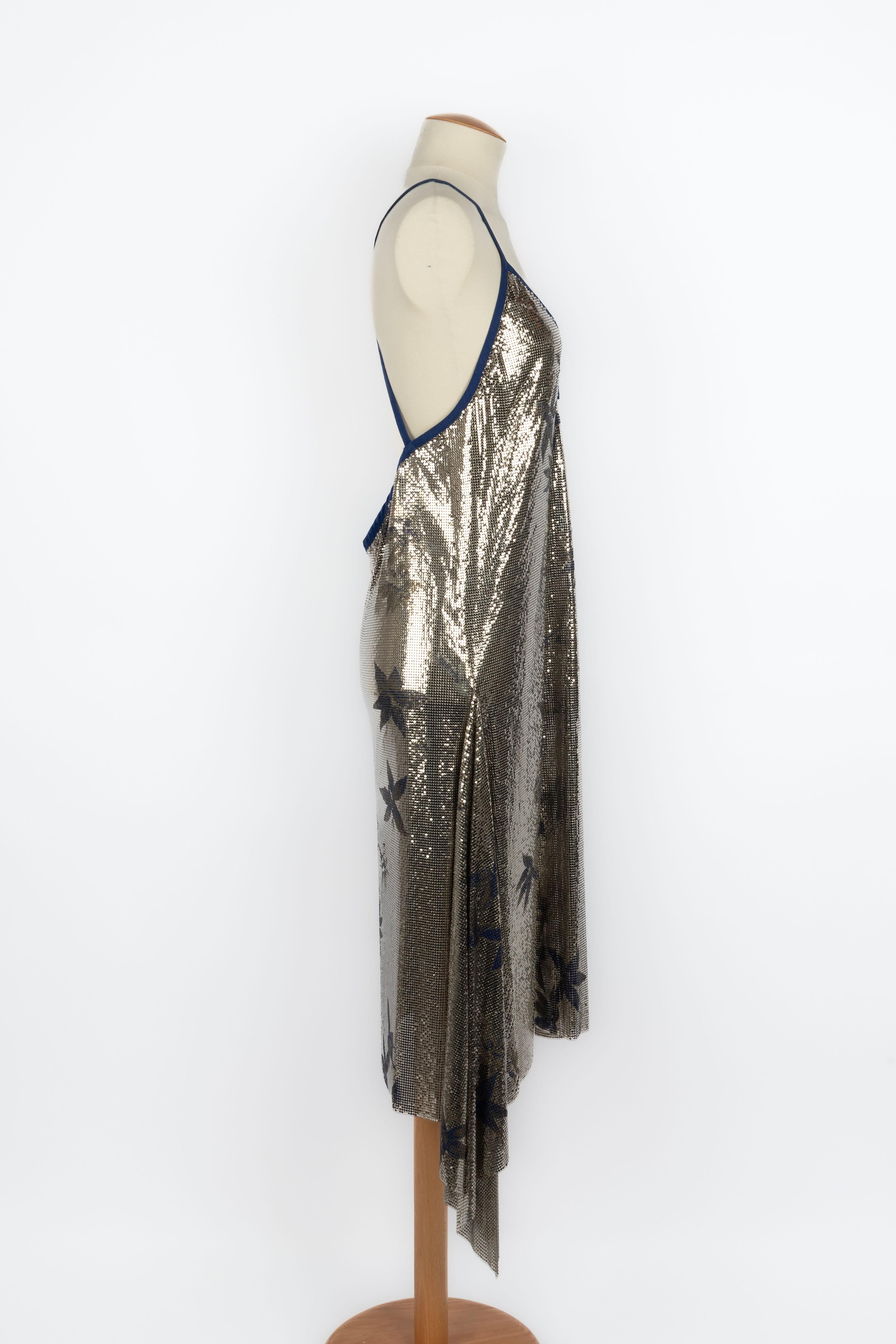 Gris Robe Versace d'été 1983 en vente