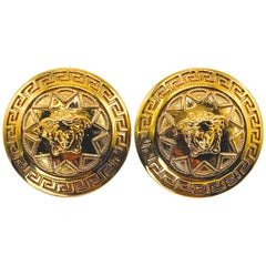 VERSACE Earrings Y2K for Pierced Ears