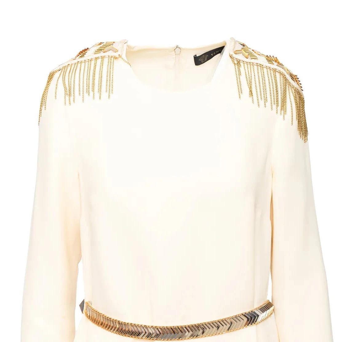 Mini robe avec ornements de Versace - '10 en vente 1