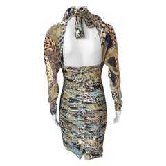 Campagna Versace A/I 2005 - Vestito increspato con ritaglio sulla schiena