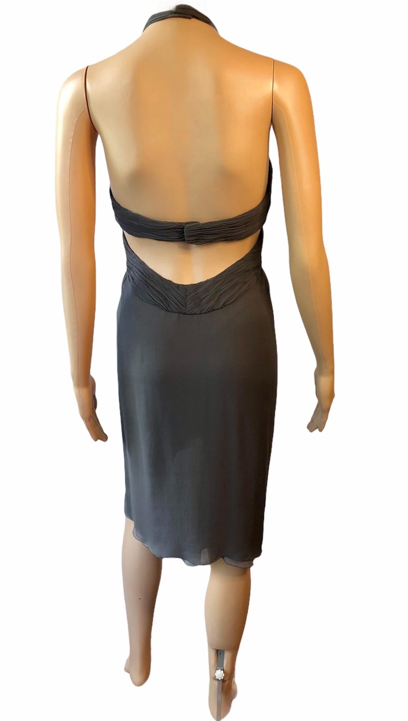 Versace F/W 2006 Runway Bustier Bra Cutout Back Dress IT 40

Look 41 from the Fall 2006 Collection.


