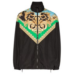 Versace Fall 2019 Runway Mens "Homme De Barocco" Print Track Jacket Größe 52