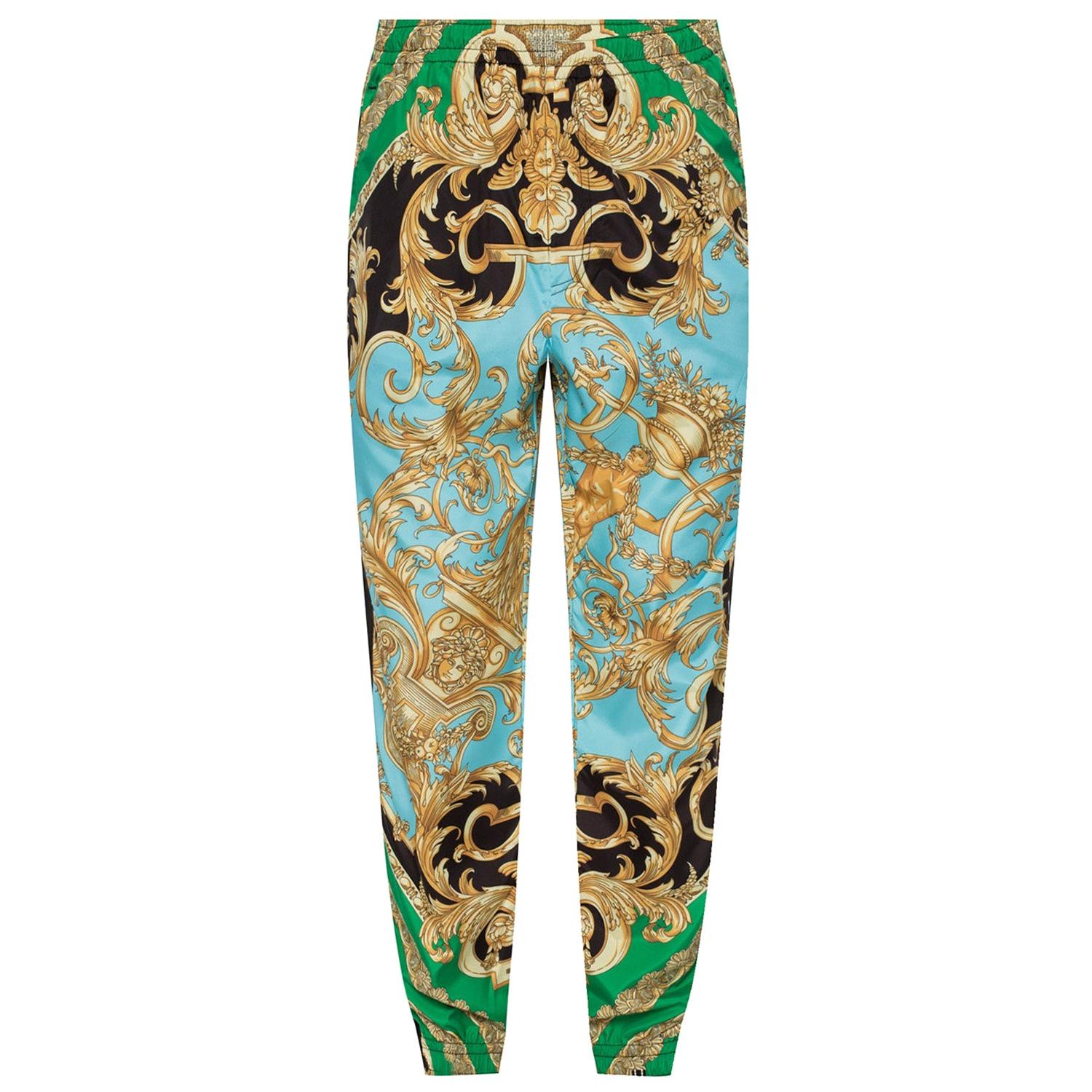 Versace Fall 2019 Runway Mens "Homme De Barocco" Print Track Pants Size 50