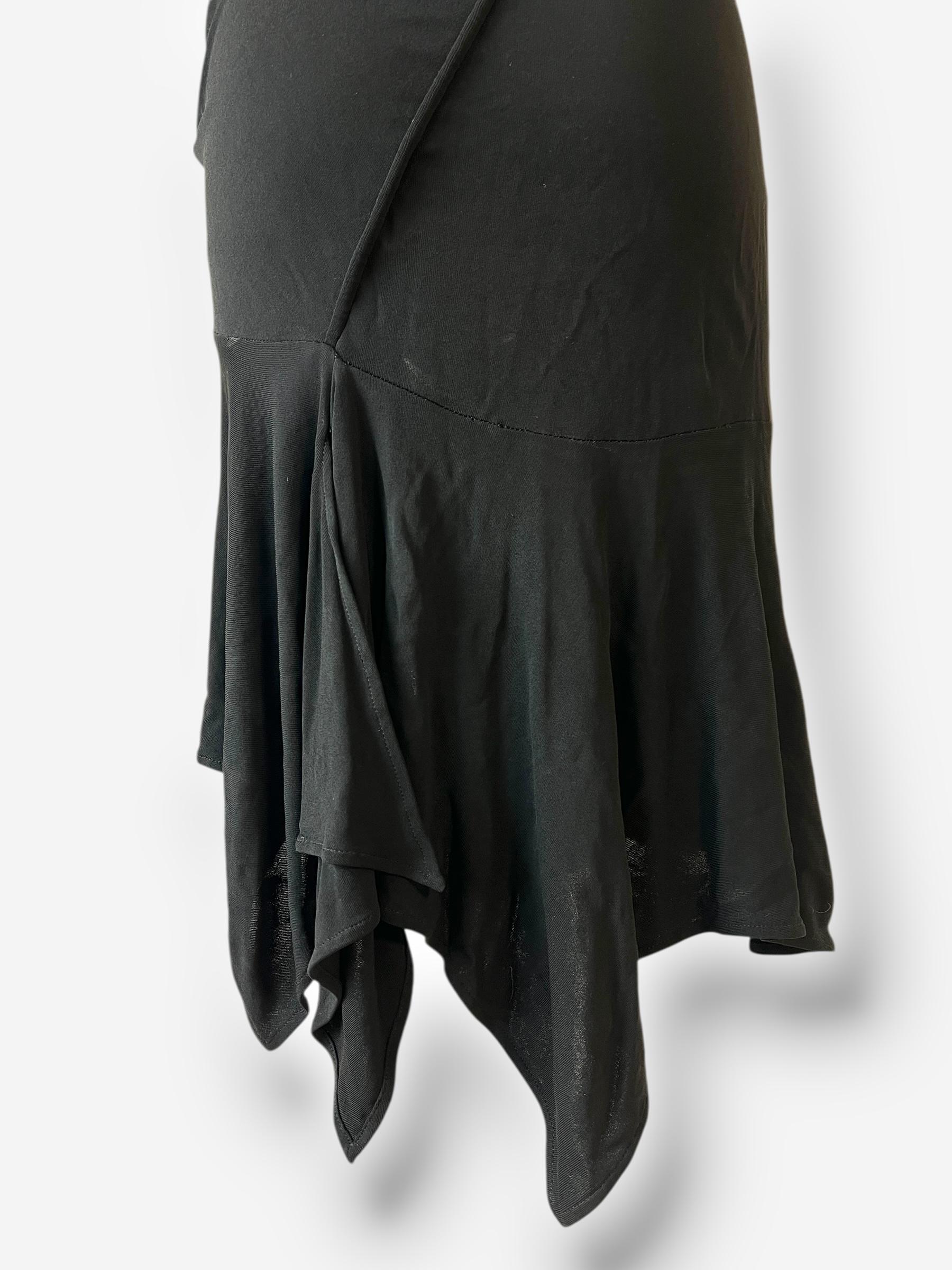 Versace Fall Winter 2003 Robe asymétrique froncée en vente 2